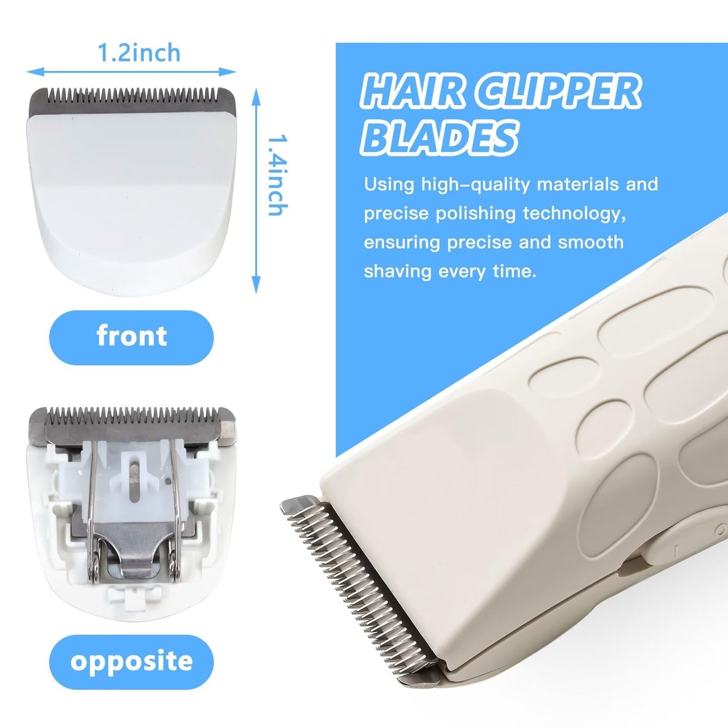 Gxcdizx New Upgraded 2Pcs Replacement Clipper Blade for Wahl Peanut Clipper Trimmer 8685, 8655, 8663, 8685-1701 Beauty and Personal Care Gxcdizx