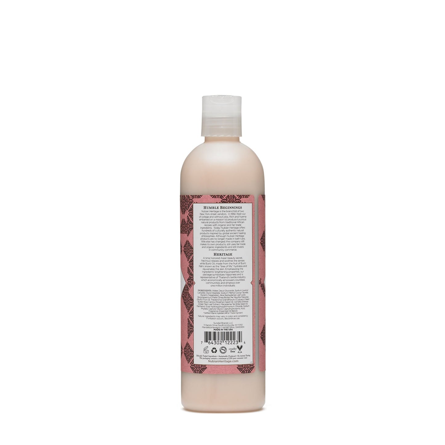 Nubian Heritage Body Wash Patchouli Beauty & Personal Care Nubian Heritage