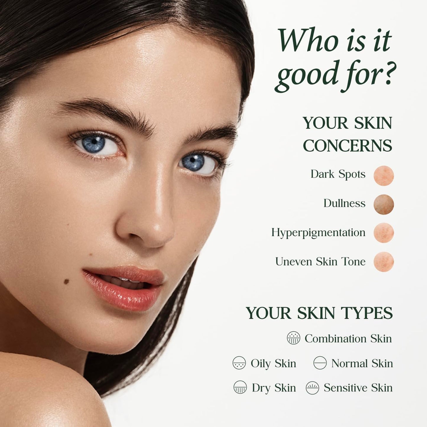 CLARA'S NEW YORK | Brightening Vitamin C Moisturizer Face Cream | with Hyaluronic Acid | Acne Scars Dark Spots Reduce Fine Lines, Healthy Glowing Skin