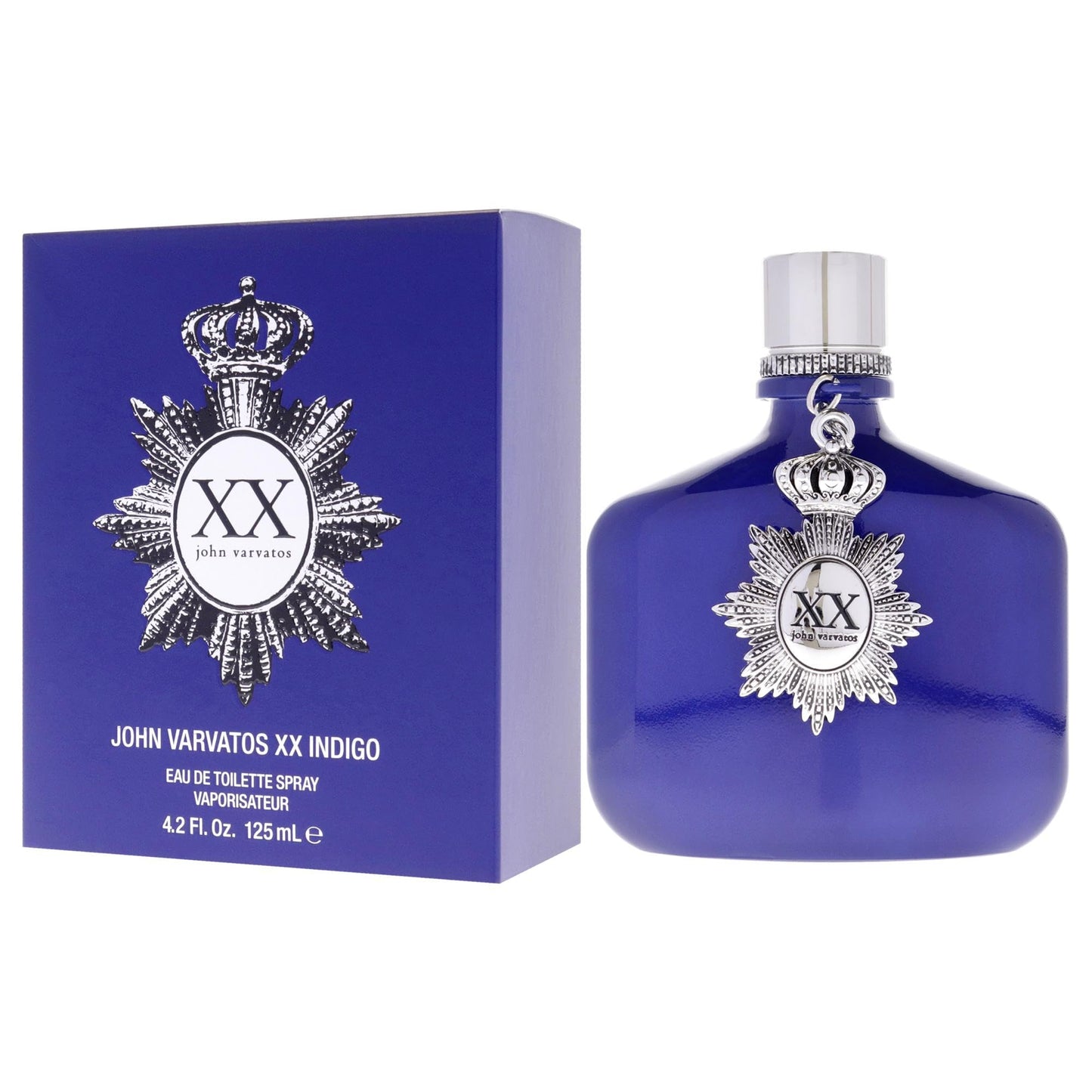 John Varvatos Men's Cologne, XX Indigo Eau de Toilette EDT Spray, 4.2 fl oz