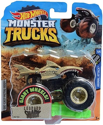 Hot Wheels Monster Trucks Leopard Shark 40/50, Sand