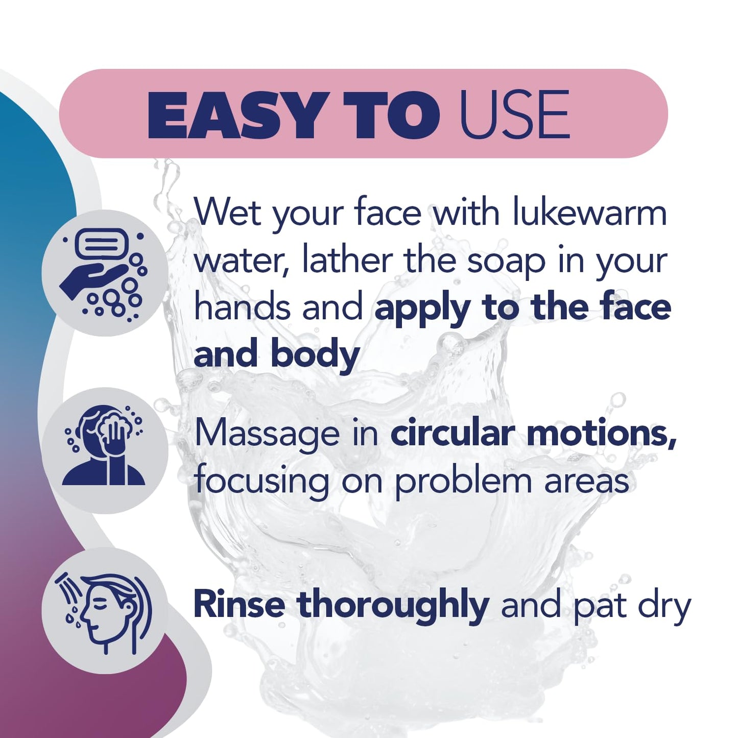 Asepxia Acne Treatment Softening Bar Soap | 2% Salicylic Acid Cleanser, Wash away Oil & Impurities, Soothes with Cucumber Extract, Daily Use