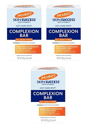 Skin Success Anti-Dark Spot Complexion Bar by Palmers for Unisex - 3.5 oz Cleanser - (Pack of 3)