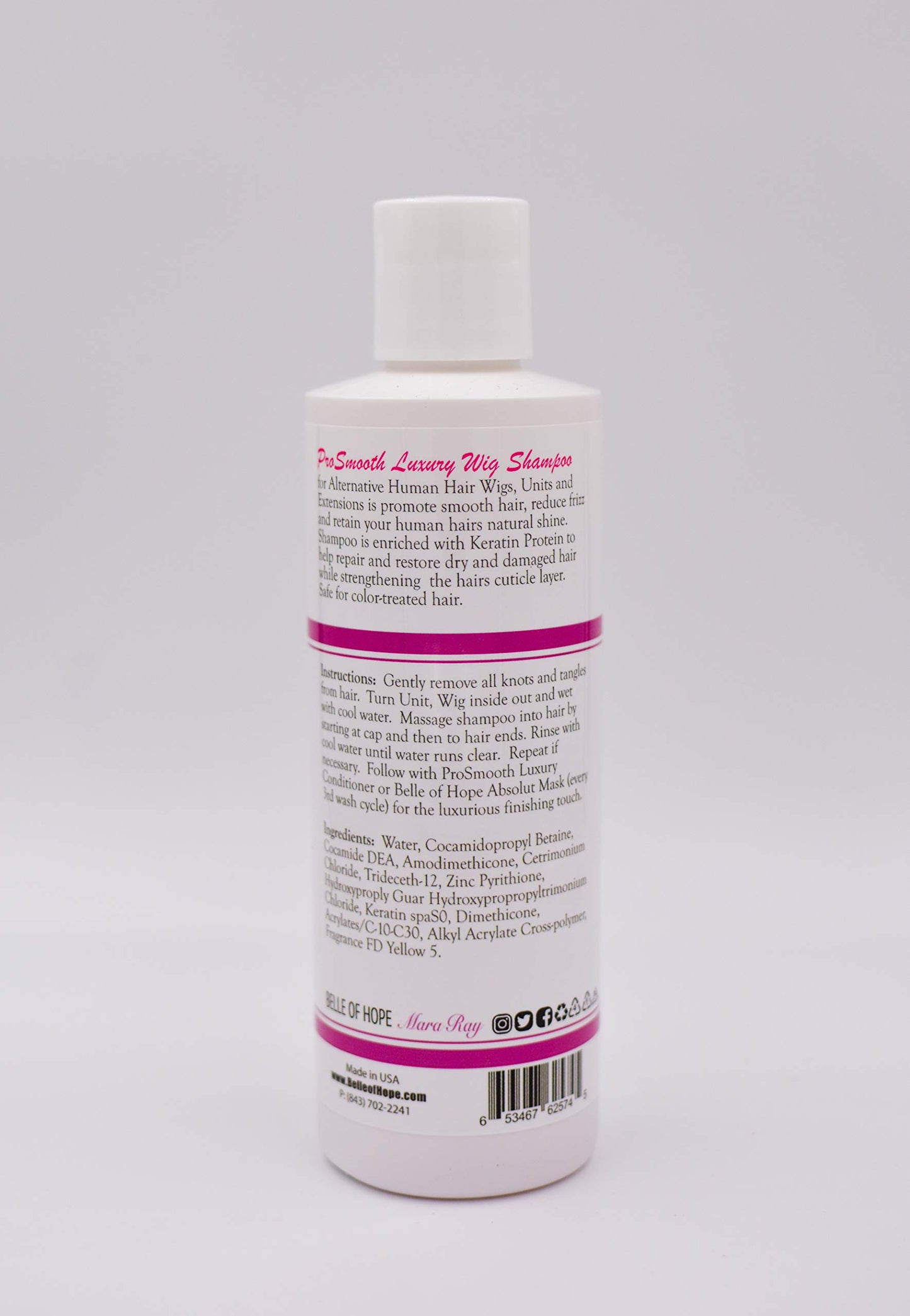 NEW! Mara Ray ProSmooth Travel Size Shampoo, Conditioner and Wide Tooth Comb Kit