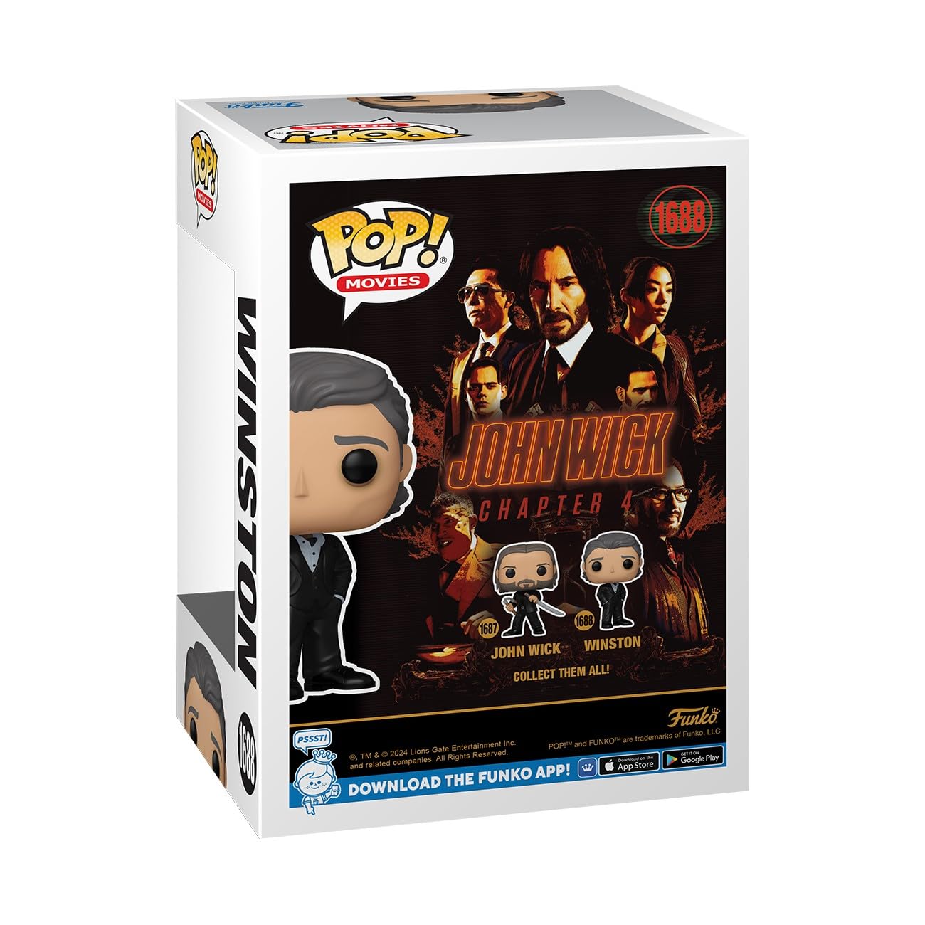 Funko POP! Movies: John Wick 4 - Winston - Collectable Vinyl Figure - Gift Idea - Official Merchandise - for Kids & Adults - Movies Fans - Model…