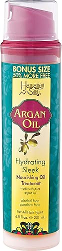 Pure Argan Oil Healing Conditioning Treatment with Fatty Acids, Protein & Vitamin E 6.8 oz - for Dry and Damaged Hair - for Men, Women & Kids of all