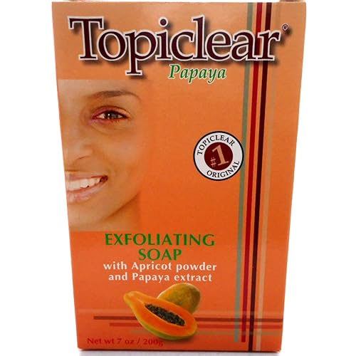Topiclear Exfoliating Soap, Papaya, 7 oz.