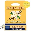 Burt's Bees Vanilla Bean Lip Balm, Lip Moisturizer With Responsibly Sourced Beeswax, Tint-Free, Natural Conditioning Lip Treatment, 1 Tube, 0.15 oz.