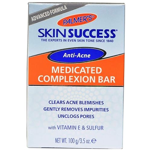 Palmer's Advanced Formula Skin Success Anti-Acne Medicated Complexion Bar with SULFUR, 3.5 OZ Beauty & Personal Care Palmer's