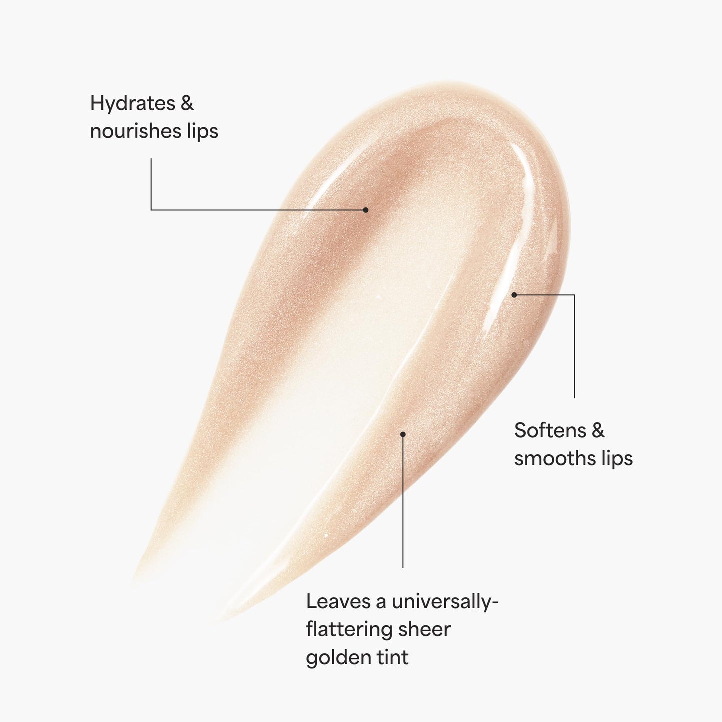 TULA Skin Care Glaze Plumping Lip Treatment, Shade Maple - Hydrating & Glossy Lip Balm with Hyaluronic Acid & Peptides, 0.28 oz.