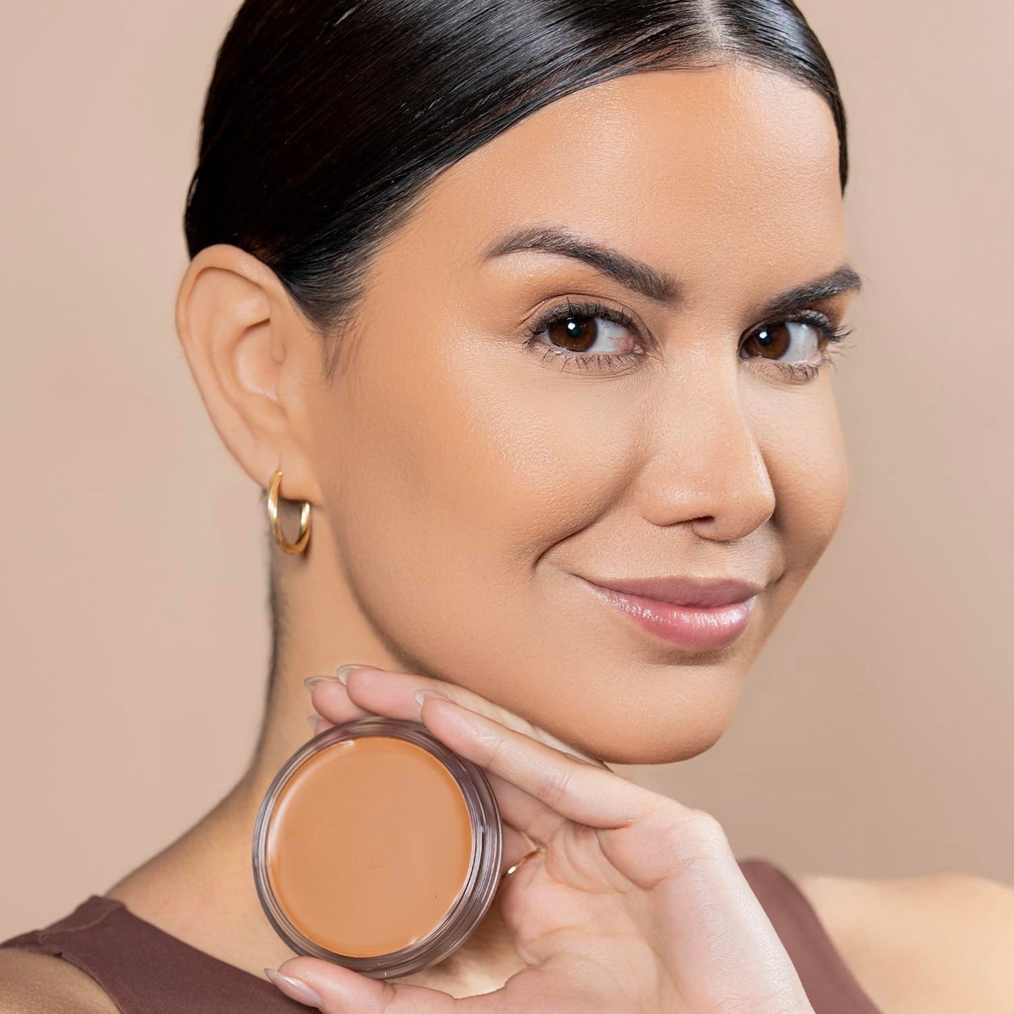Palladio Cream Bronzer for Face & Skin, Creates a Sun Kissed Glow, Infused with Aloe & Cocoa Butter, Buildable Coverage, Vegan Formula, Cruelty Free