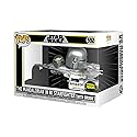 Funko POP! Ride Super Deluxe: Star Wars Hyperspace Heroes - The Mandalorian in N1 Starfighter (with Grogu) - Collectable Vinyl Figure