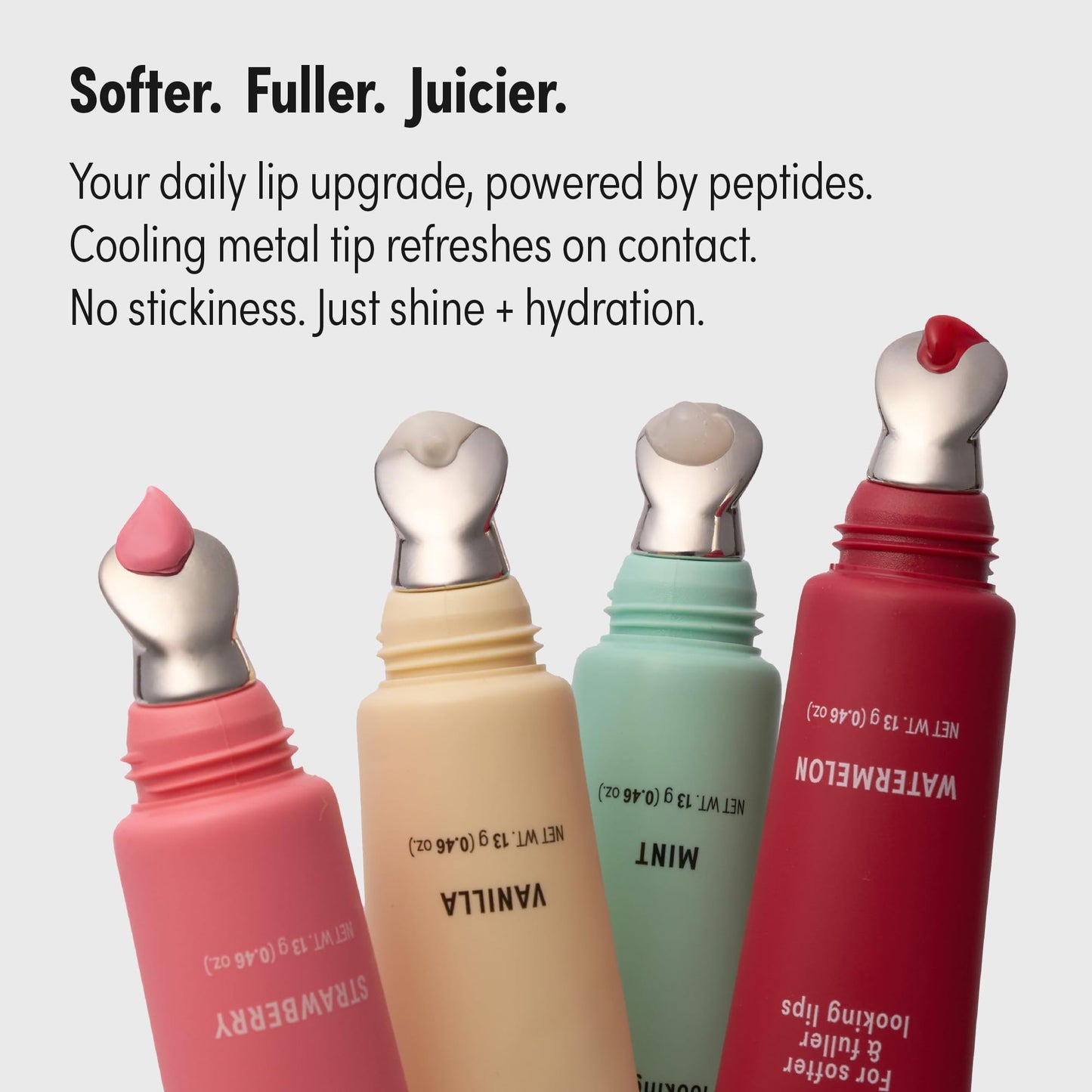 KISS NEW YORK Peptide Lip Treatment, Hydrating & Non-Sticky Plumping Balm, Shea Butter, Castor Oil & Squalane Reduces Look of Fine Lines, Softer Beauty and Personal Care Kiss