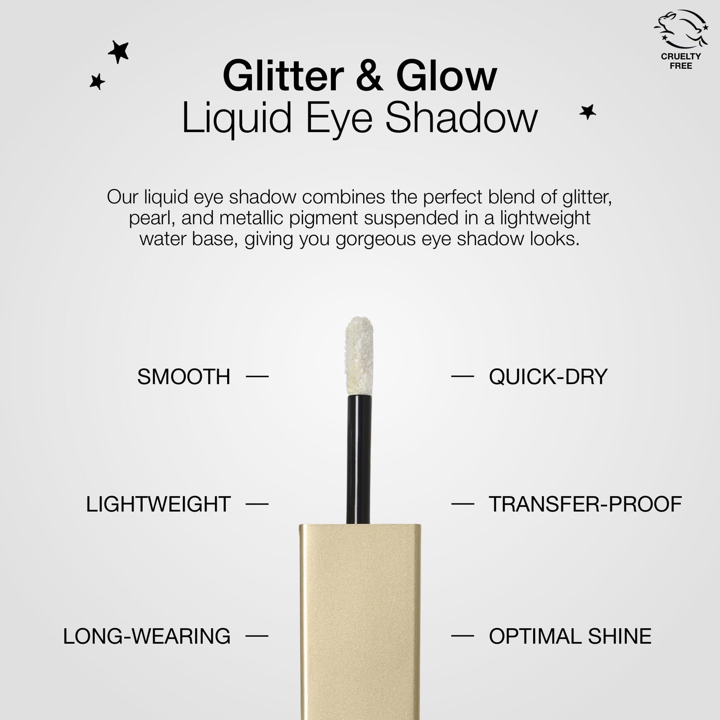 Stila Magnificent Metals Glitter and Glow Liquid Eye Shadow Long Lasting Sparkle, Quick-Drying Eye Makeup Lightweight Water Base Perlina