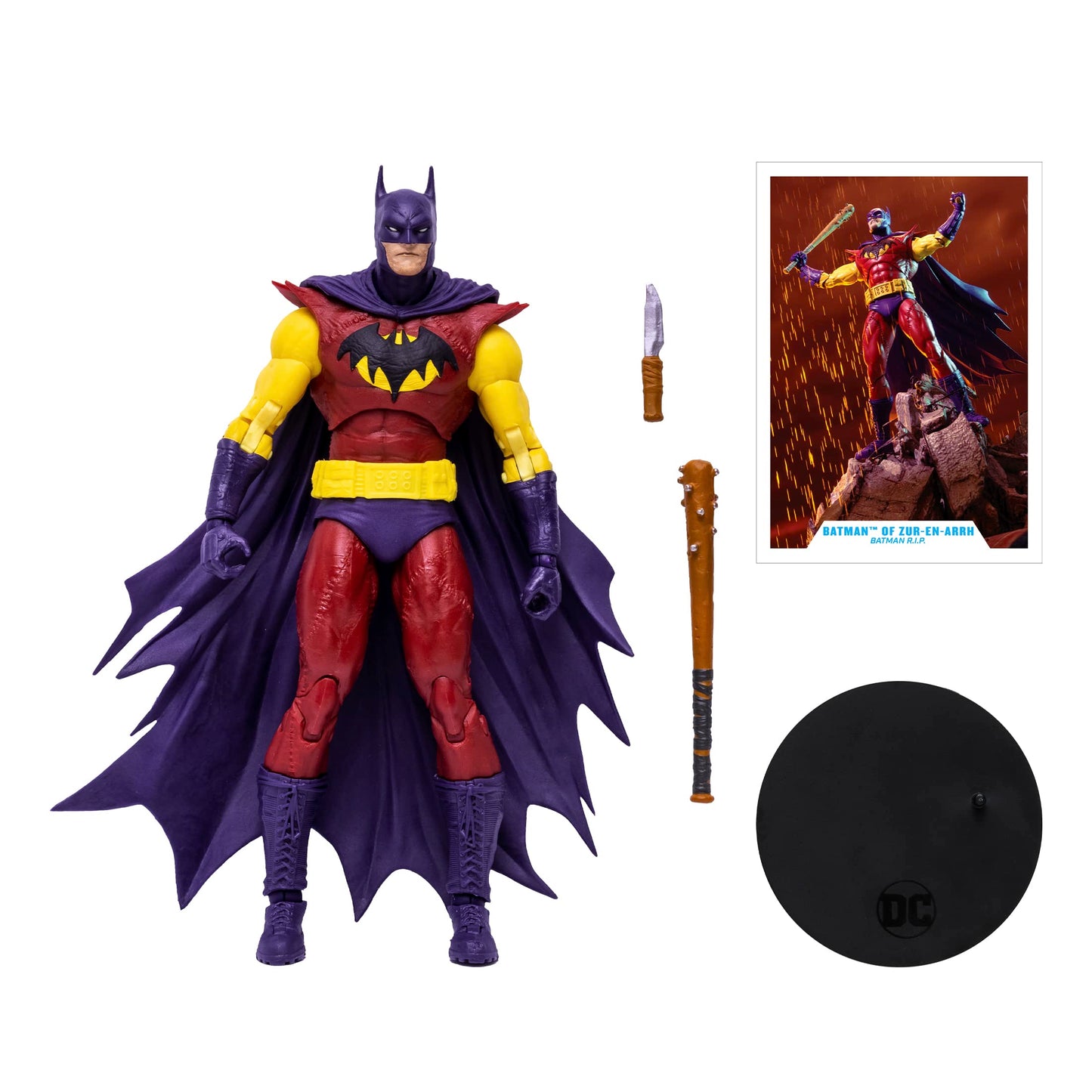 McFarlane Toys, DC Multiverse Batman of Zur-En-Arrh 7-inch Action Figure with 22 Moving Parts, Collectible DC Batman Figure with Unique Collector…