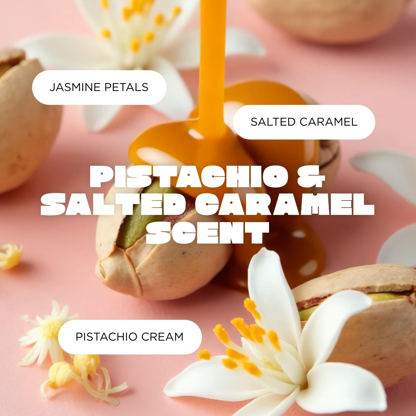 Cake Beauty Hair & Body Mist, The Finishing Touch - Pistachio & Salted Caramel Scent - Infused with Vitamin E & Argan Oil - For All Skin & Hair Types