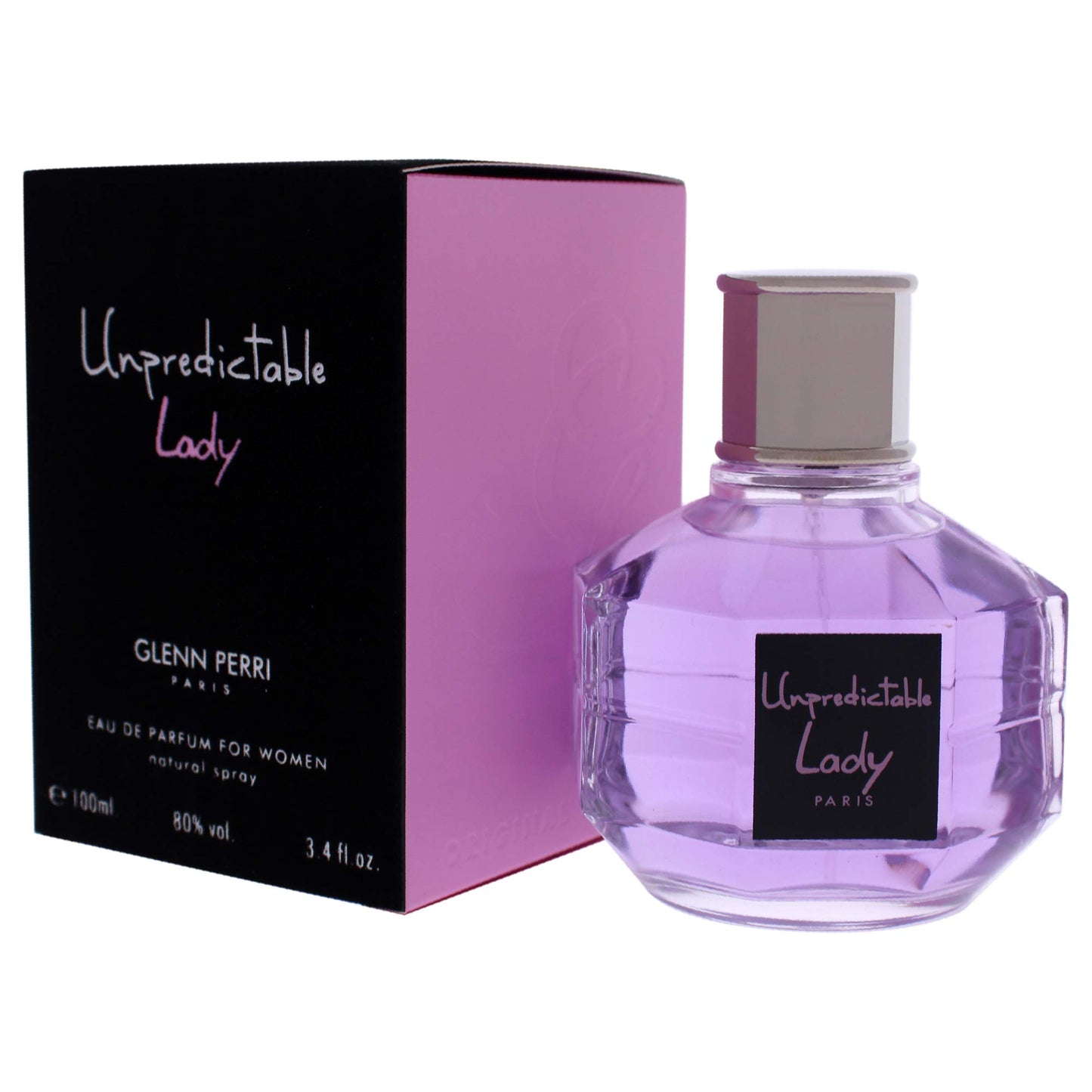 Glen Perri Unpredictable Lady Eau de Parfum Spray for Women, 3.4 Ounce
