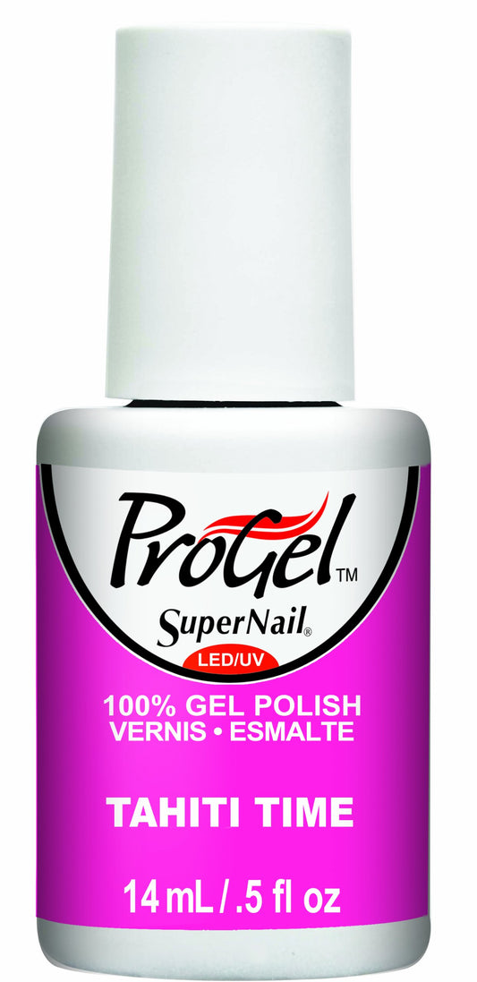 Supernail Progel Nail Lacquer, Tahiti Time, 0.5 Fluid Ounce Beauty & Personal Care SuperNail