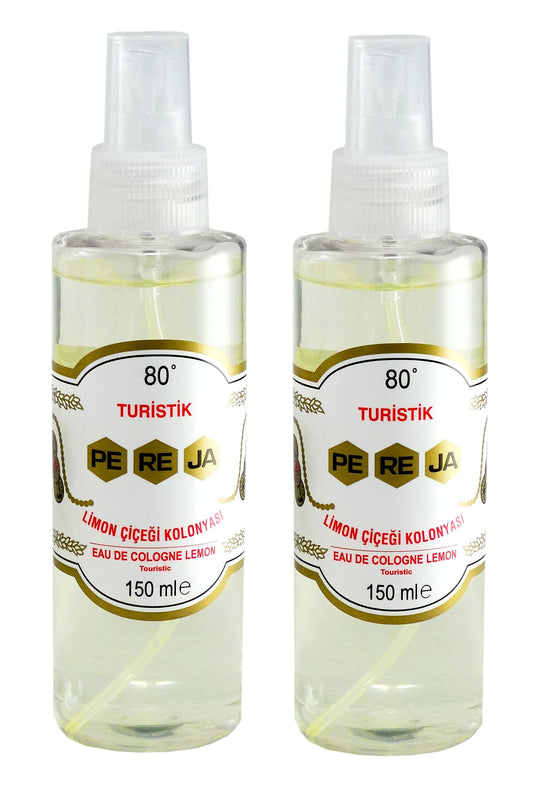 Pereja Lemon Cologne Spray, limon kolanya, Cape Moda Packed 150ml Spray Two Pack, 300ml or 10.1 ounces, Two Bottles for convenience, PeReJa 80 Percent Beauty & Personal Care Pereja