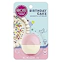 eos Natural Shea Lip Balm- Birthday Cake, All-Day Moisture Lip Care Products, 0.25 oz