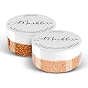MARBLERS Twinkle Face & Body Glitter Duo [Unicorn Orange & Copper] 0.36oz (10g) | Non-Toxic | Cruelty-Free | Eyeshadow, Nail Polish, Nail Art |