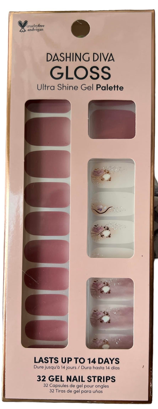 Ultra Shine Gel Nail Strips Heavenly Power 32 Strips Beauty & Personal Care Dashing Diva