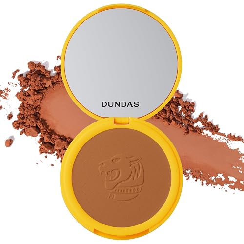 Dundas Bronzer Anonymous, Dark Contour Powder for Face and Body, Matte Bronzer, Face Make Up for All Skin Types, Cruelty Free Natural Makeup