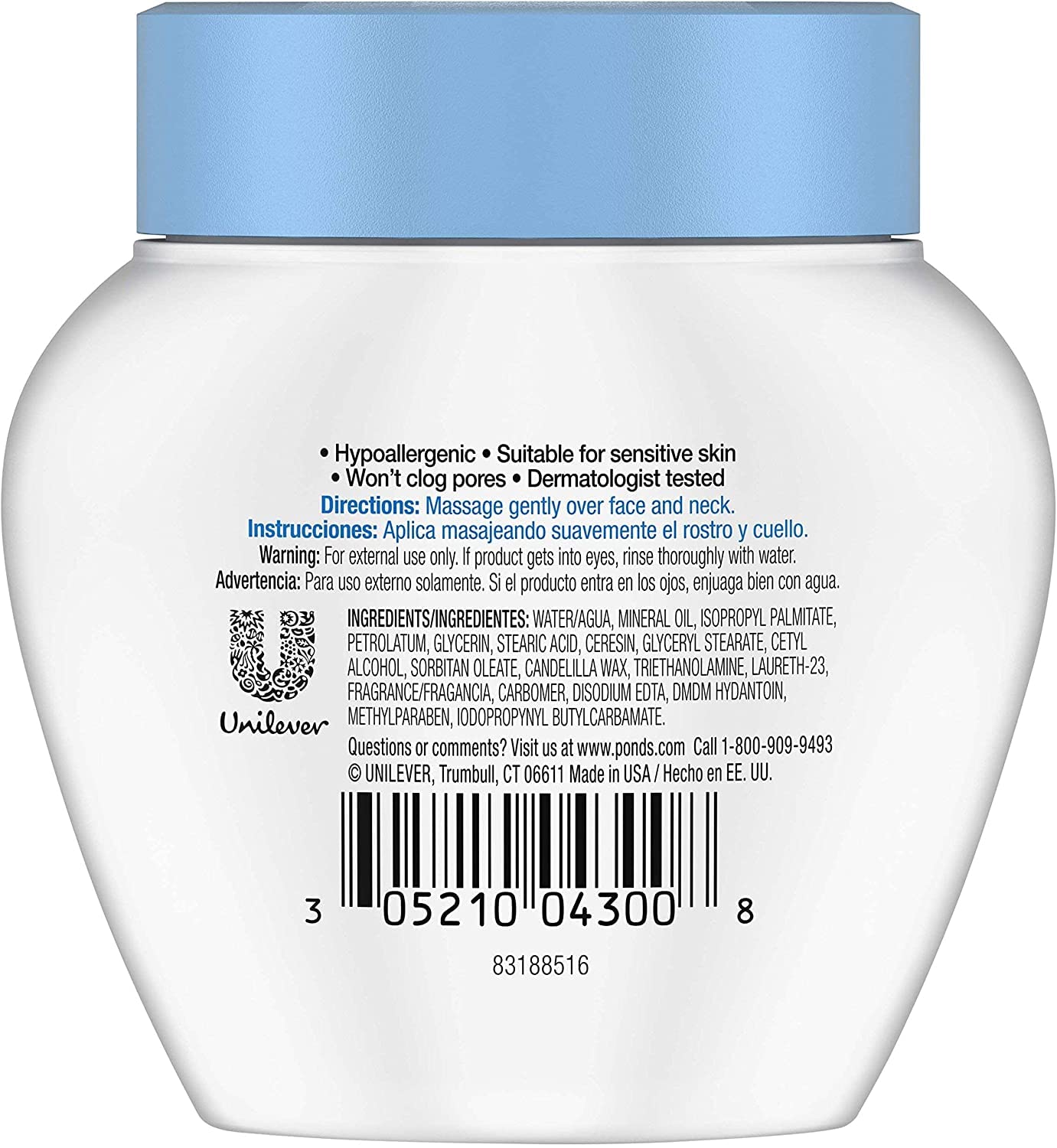 Pond's Dry Skin Cream 3.90 oz (Pack of 11)