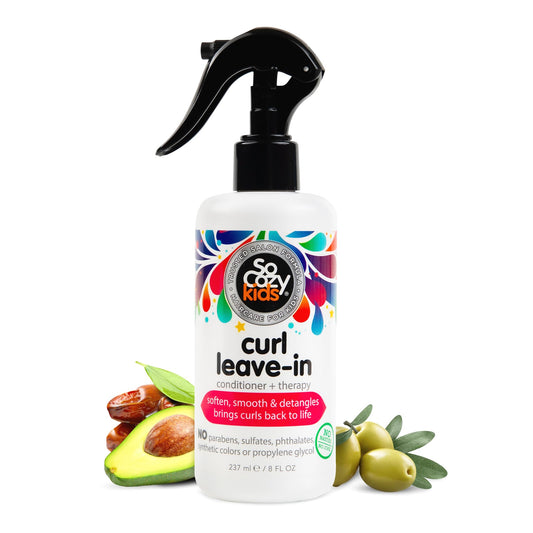 So Cozy Leave In Conditioner Spray (8 Fl Oz) Paraben-Free Detangler for Kids' Curly Hair, Deep Conditioner & Tangle-Free Curls, Gentle & Nourishing