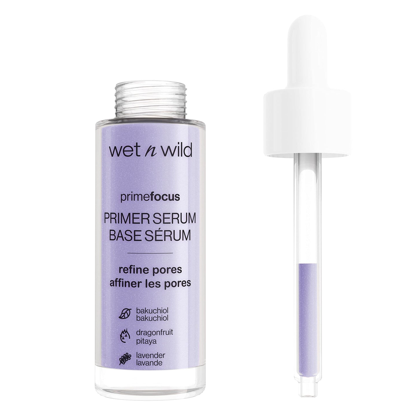wet n wild Prime Focus Pore Minimizing Facial Serum Primer Makeup Extending, Improves Skin Texture, Hydrating & Exfoliating Retinol Alternative