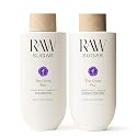 Raw Sugar Grow Pro Hair Care Bundle- Shampoo & Conditioner with Vegan Biotin for Anti-Thinning & Pro-Lengthening, Passion Fruit & Marula for Fuller