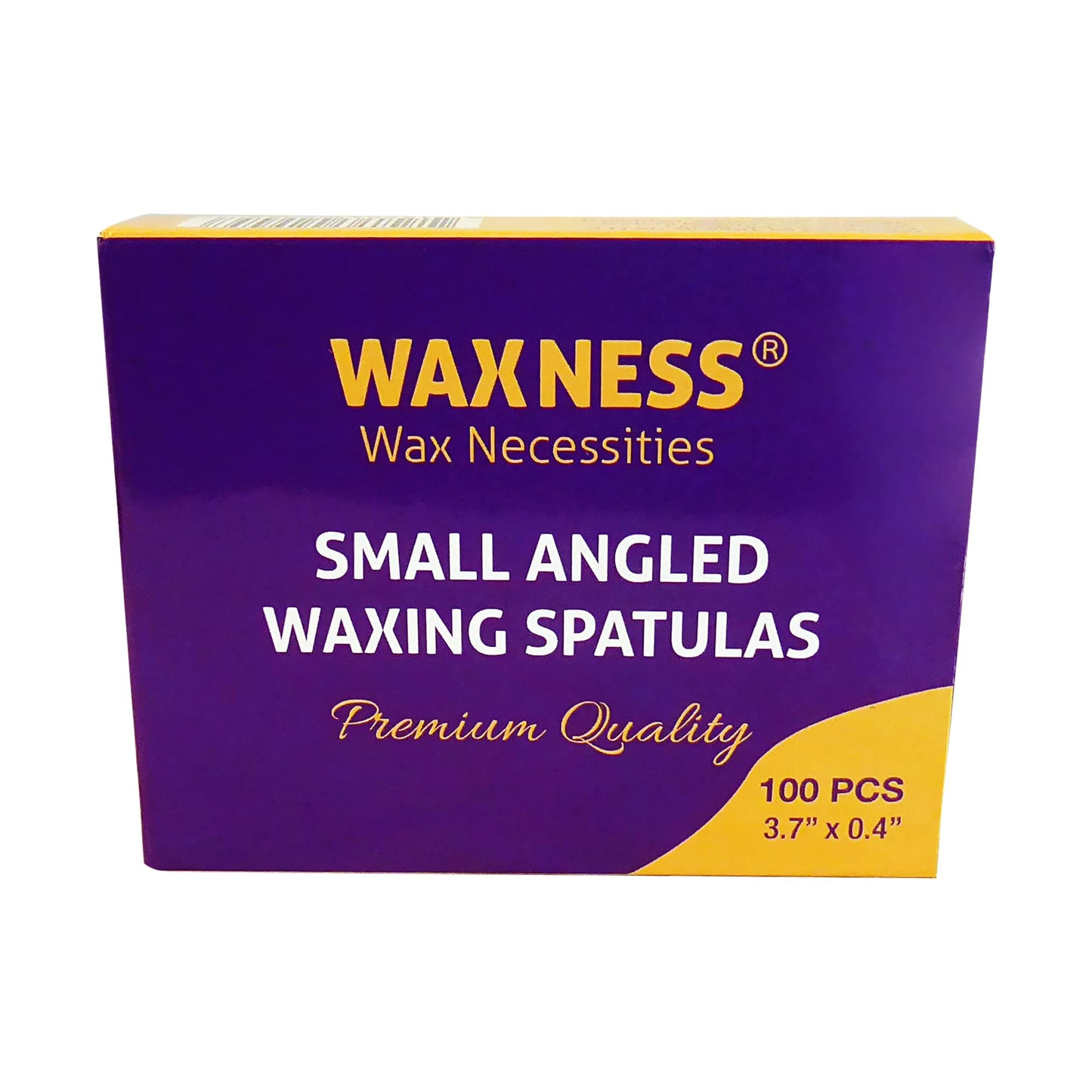 Waxness Small Waxing Wooden Angled Spatula Applicator 100 Pk Beauty and Personal Care Waxness