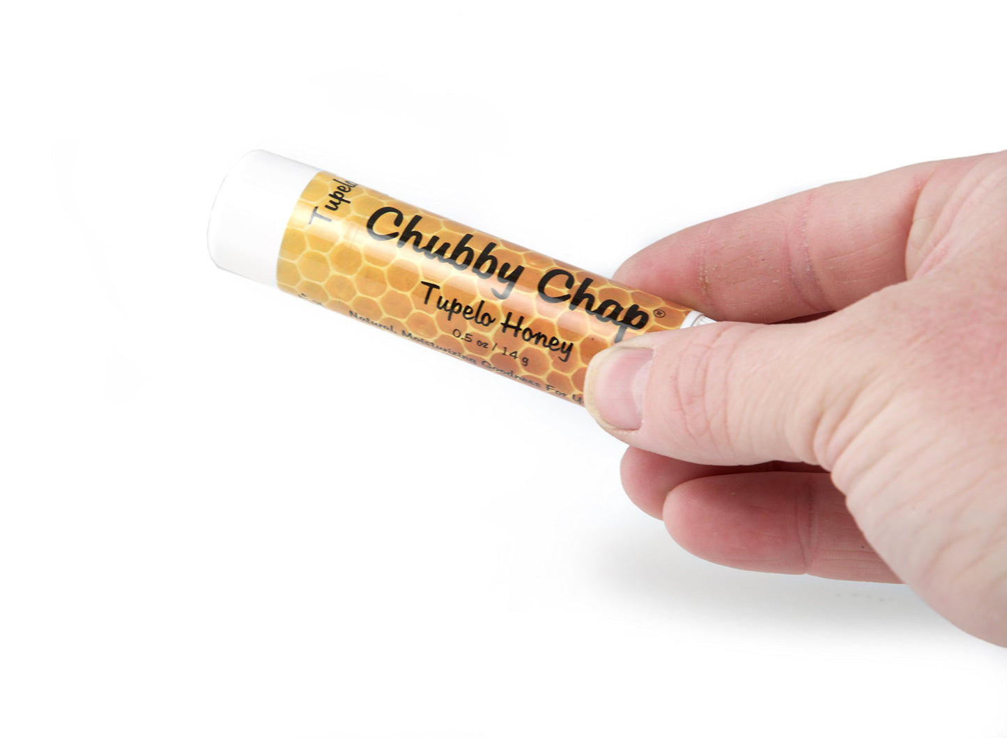 Chubby Chap - Large Jumbo Natural Lip Balm - .5 Ounce Tupelo Honey