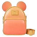 Loungefly Mickey Mouse Glitter Sequin Convertible Mini Backpack & Crossbody Bag