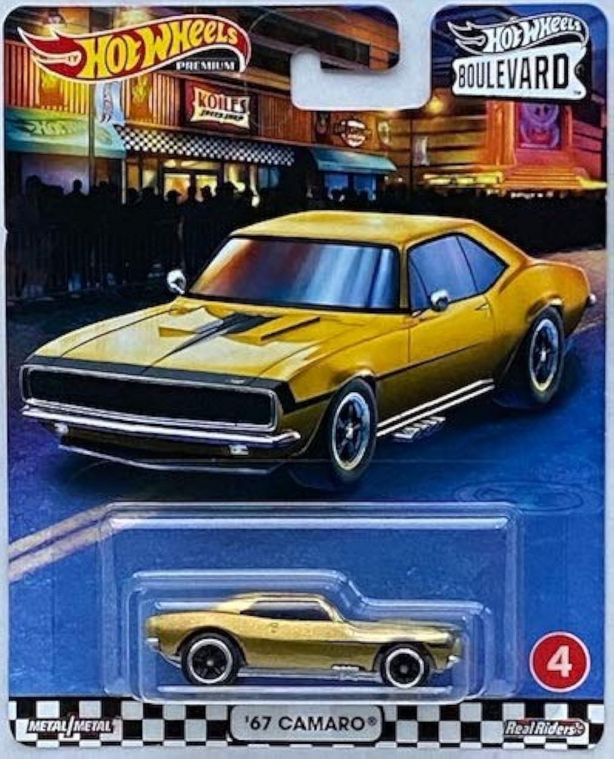 Hot Wheels 2020 Boulevard Series 67 Camaro Real Riders