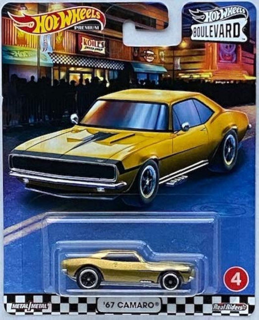 Hot Wheels 2020 Boulevard Series 67 Camaro Real Riders