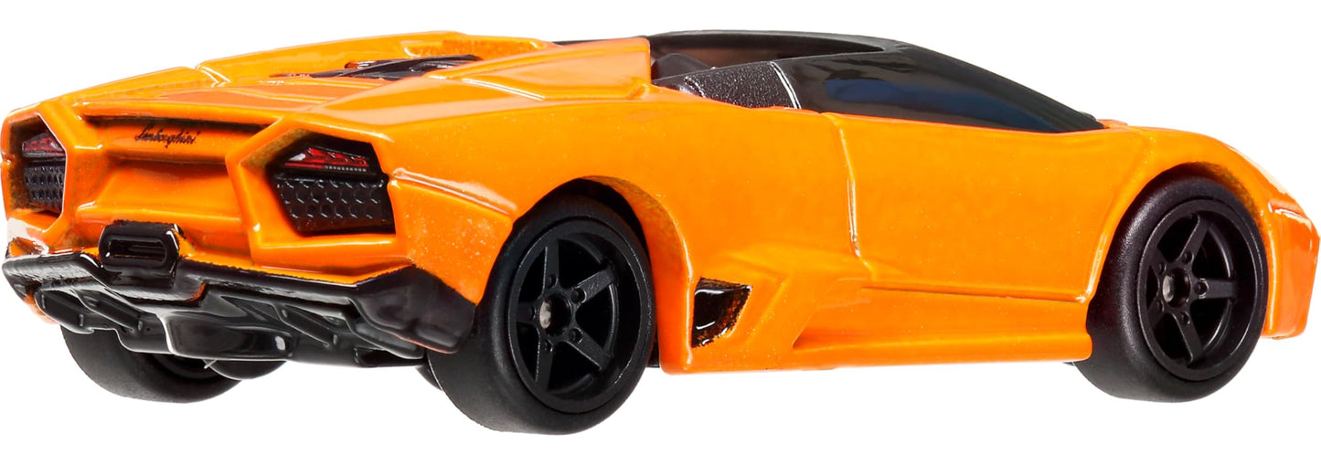 Hot Wheels Premium Car Culture Circuit Legends Toy Vehicle, 1:64 Scale Die-Cast Lamborghini Reventon Roadster for Collectors, Real Riders, Metal/Metal