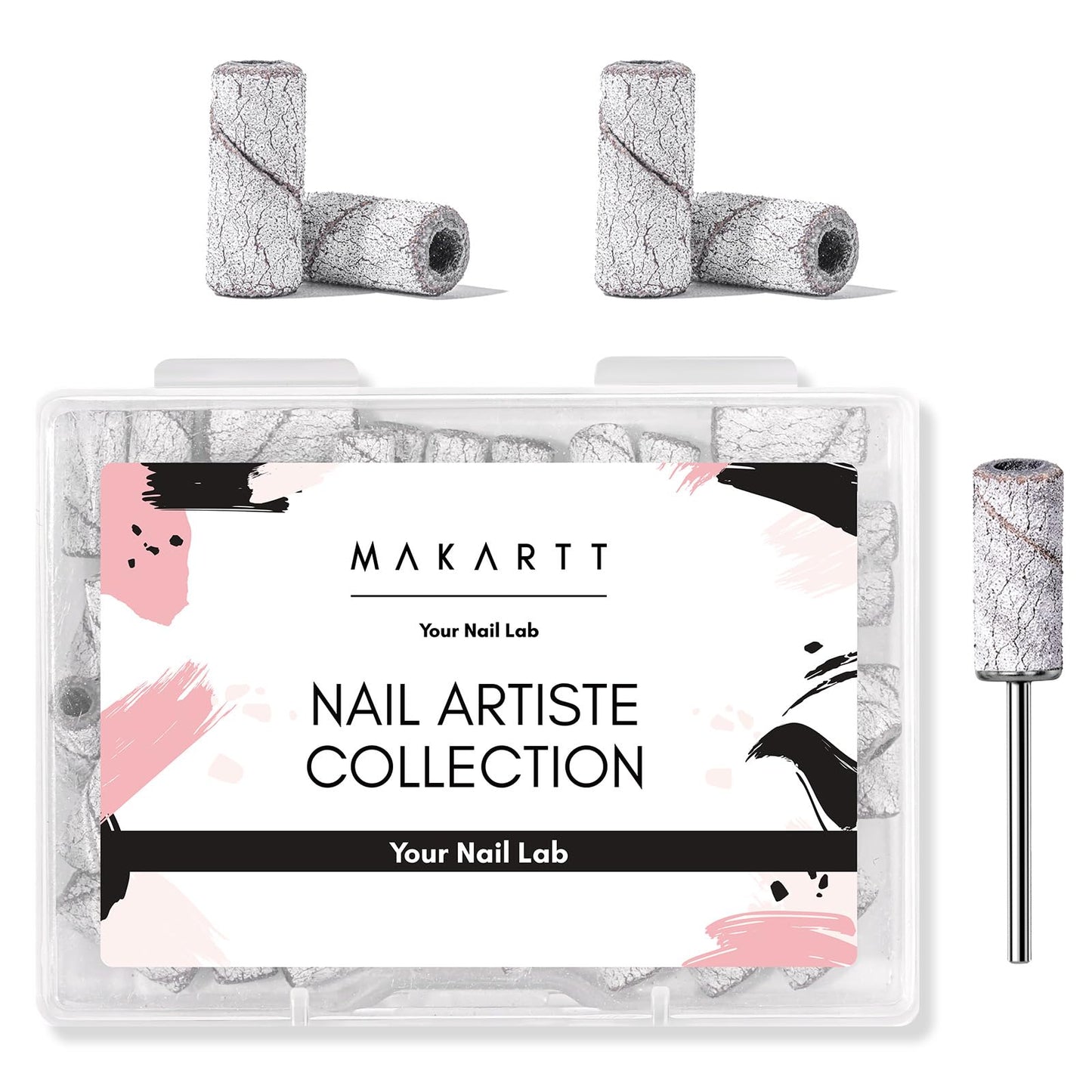Makartt Sanding Bands for Nail Drill:100 Pcs Small Nail Sanding Files With 2025 Upgrade Design 3.1mm Mandrel Bits,180 Medium Grits (Green, #180) Beauty and Personal Care Makartt Default Title