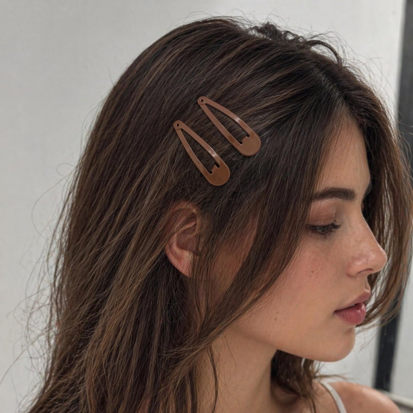 PIDOUDOU 40 Counts Brown Hair Clips, 2 Inch Metal Snap Hair Clips Barrettes for Women Accessories Beauty and Personal Care PIDOUDOU