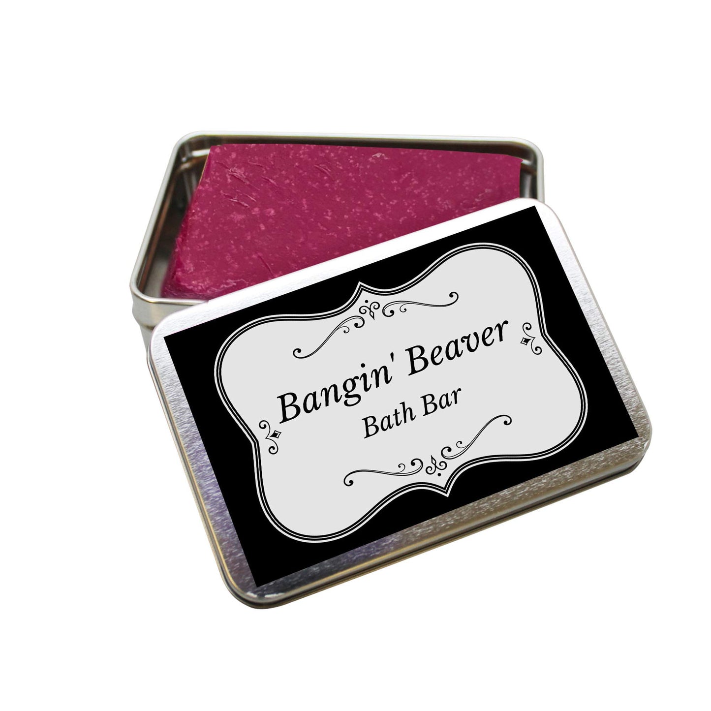 Gears Out Banging Beaver Bath Bar - Luxury Bath Soap for Women - Handmade novelty soap, Pink, Made in the USA