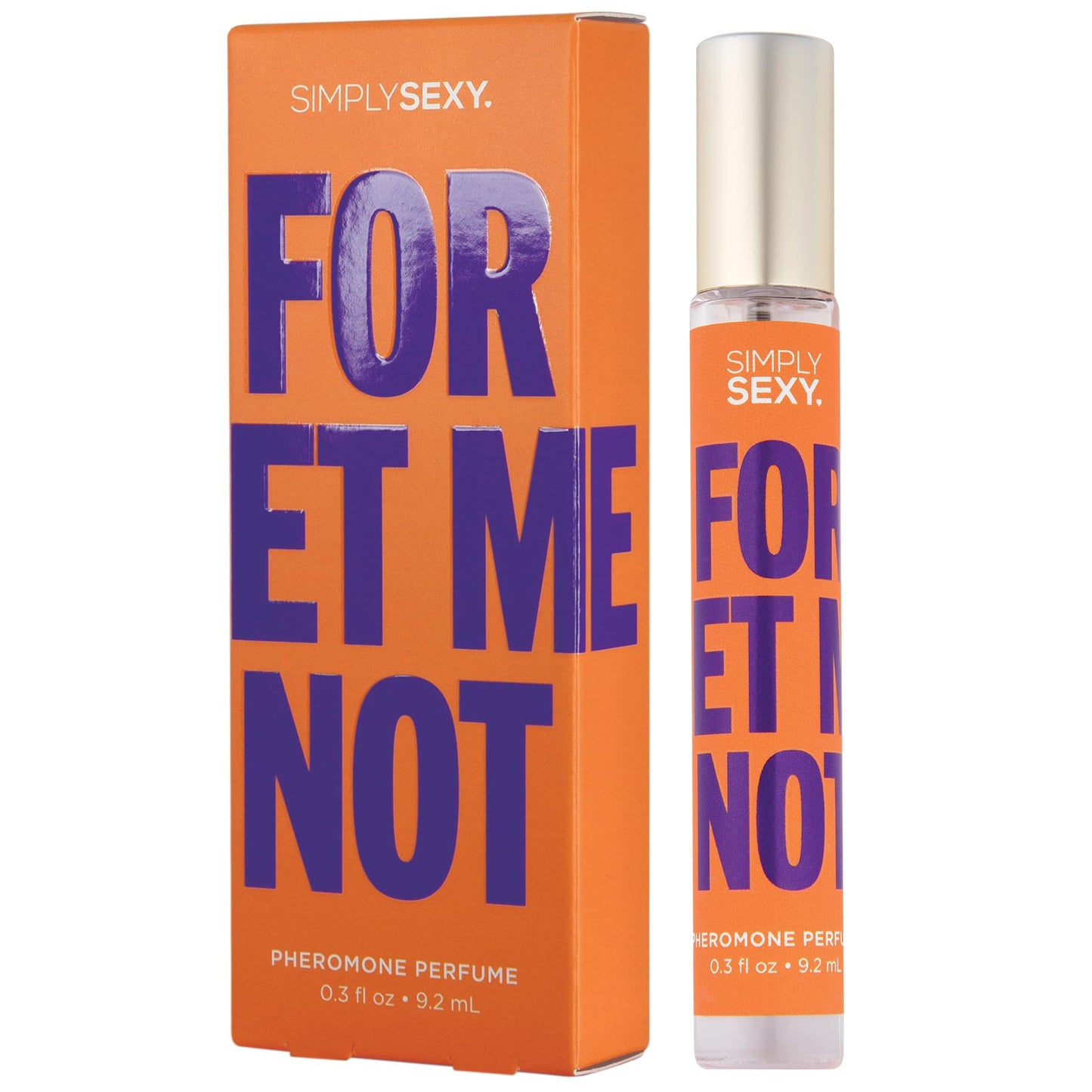 SIMPLY SEXY Affirmations Forget Me Not Pheromone Perfume - Warm Spiced Woody Fragrance with Notes of Natural Orange, Lemon, Coconut, and Pear - Body