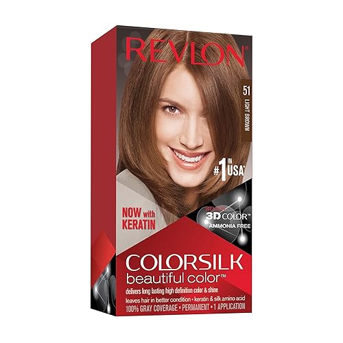 Revlon Colorsilk #51 Light Brown (Pack of 6)