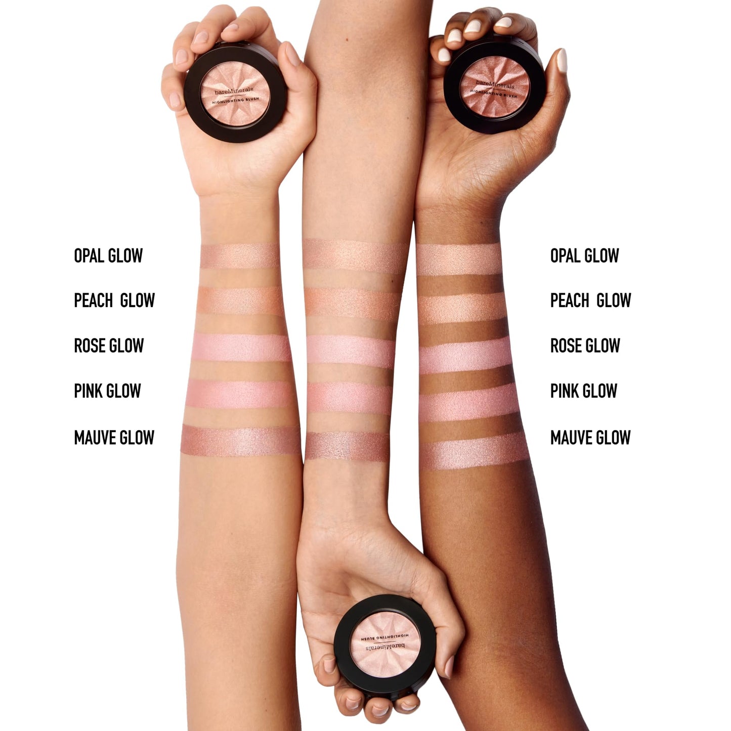 bareMinerals Gen Nude Highlighting Blush, Pink Glow, Vegan, Cruelty-Free & Dermatologist-Tested
