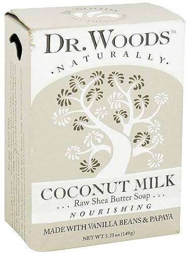 Dr Woods Bar Soap Coconut Size 5.25z Dr Woods Bar Soap Coconut 5.25z