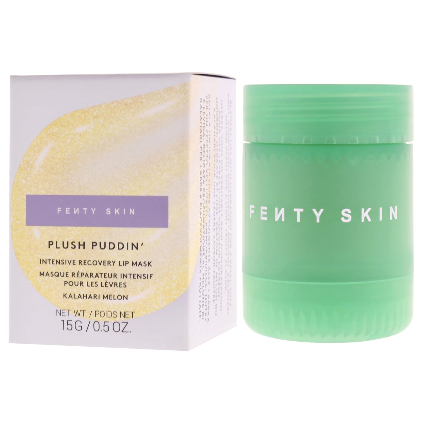 Plush Puddin Intensive Recovery Lip Mask - Kalahari Melon by Fenty Beauty for Women - 0.5 oz Lip Mask