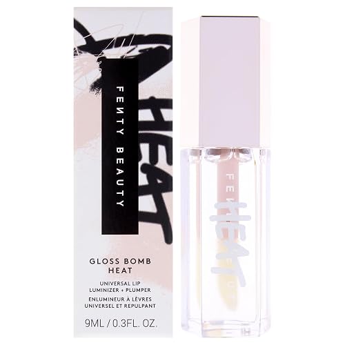 Fenty Beauty Gloss Bomb Heat Universal Lip Luminizer Plus Plumper - 07 Glass Slipper Heat for Women - 0.3 oz Lip Gloss