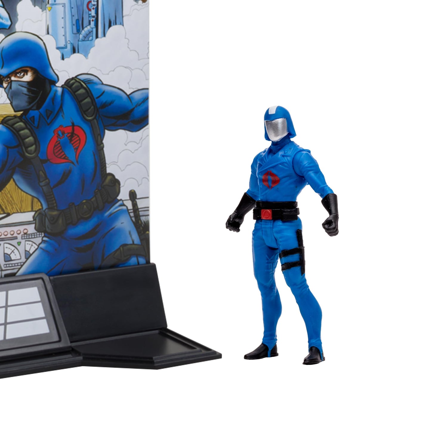 McFarlane Toys - G.I. Joe Page Punchers 2pk Cobra Commander and Crimson Guard 3in Action Figures with 2 Comics