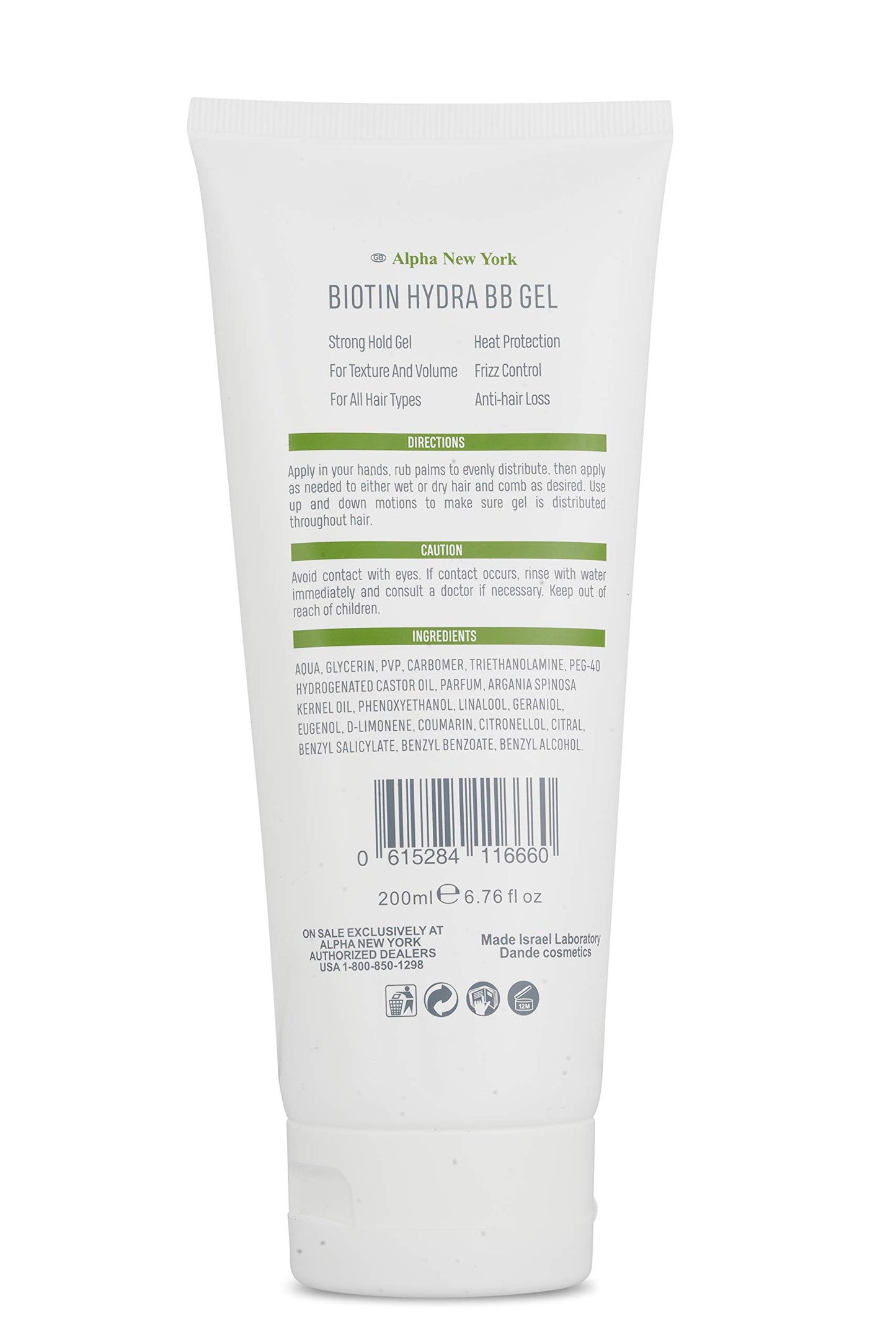 ALPHA NEW YORK Gel Biotin Hydra Styling Gel