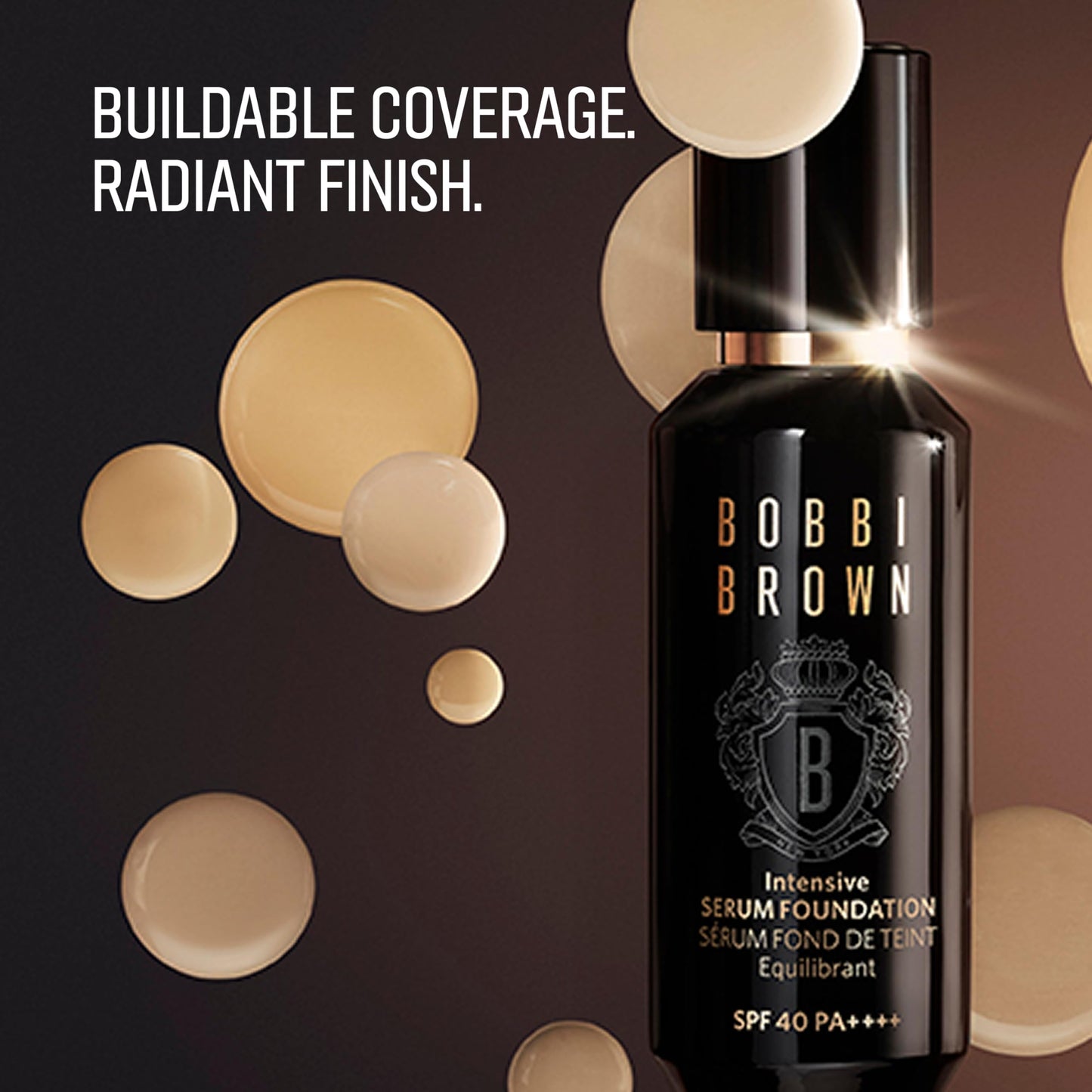 Bobbi Brown Intensive Serum Foundation SPF 40/30 | Radiance-Boosting, Skincare-Infused Serum Foundation for Seamless Coverage, 1 Fl Oz, Warm Beige N-046