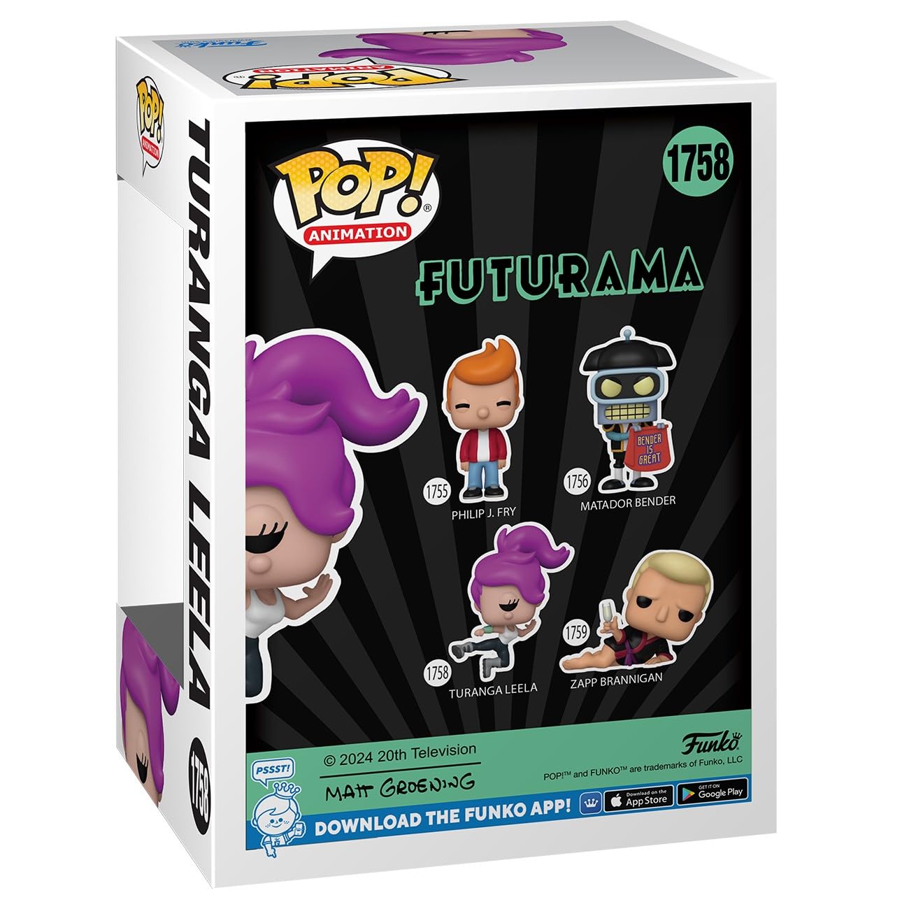 Funko POP TV: Futurama - Turanga Leela - Collectable Vinyl Figure - Gift Idea - Official Merchandise - for Kids & Adults - TV Fans - Model Figure…